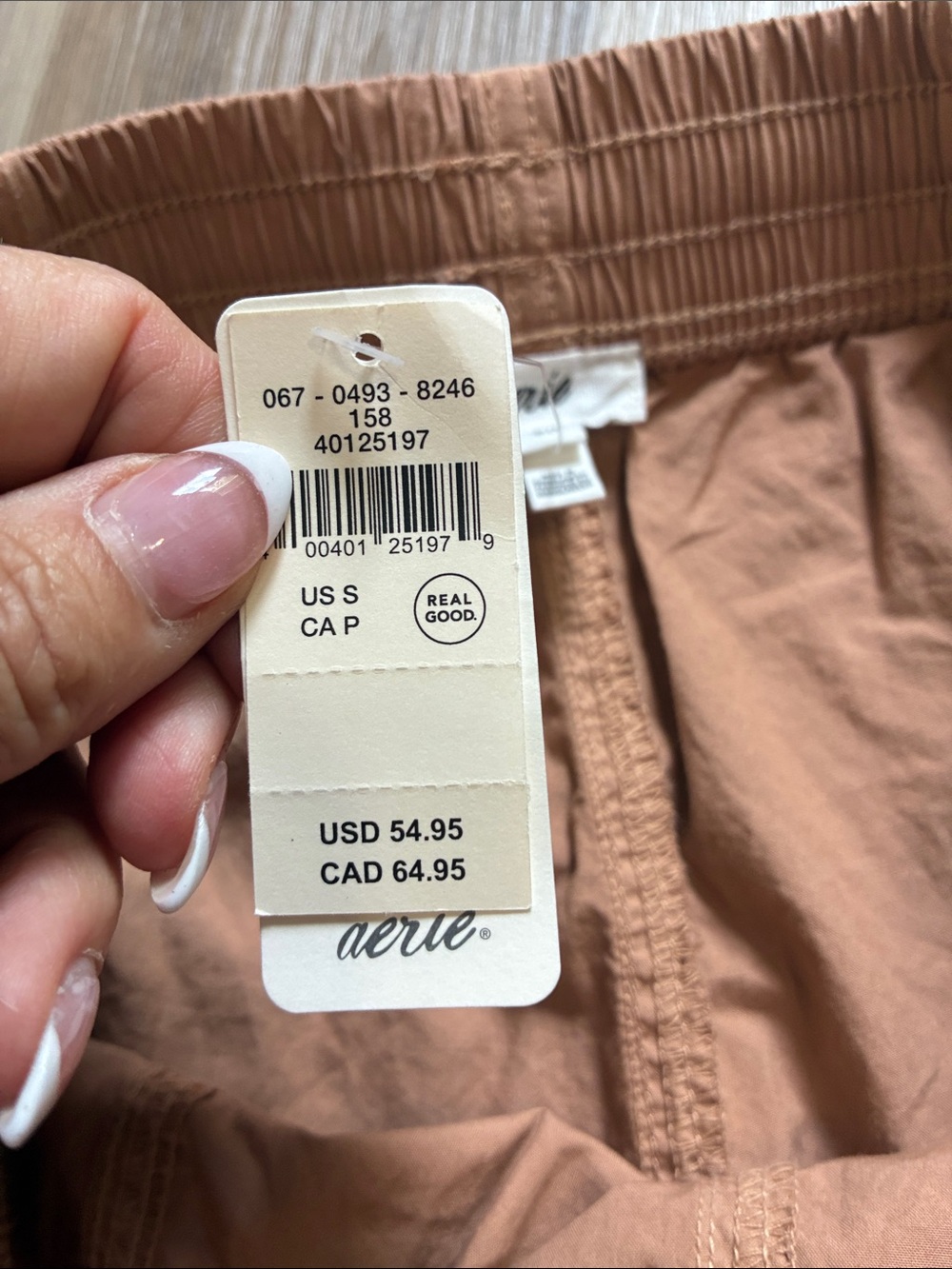 Aerie High Waisted Go-For-It Baggy Cargo Pants Carmel Brown
Women’s size S NWT - Picture 6 of 15